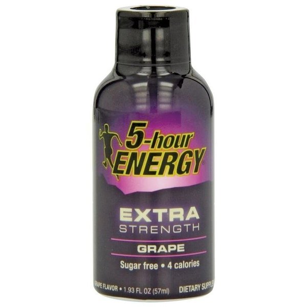 5 Hour Energy SugarFree Energy Drink, Liquid, Grape Flavor, 193 oz Bottle 728127